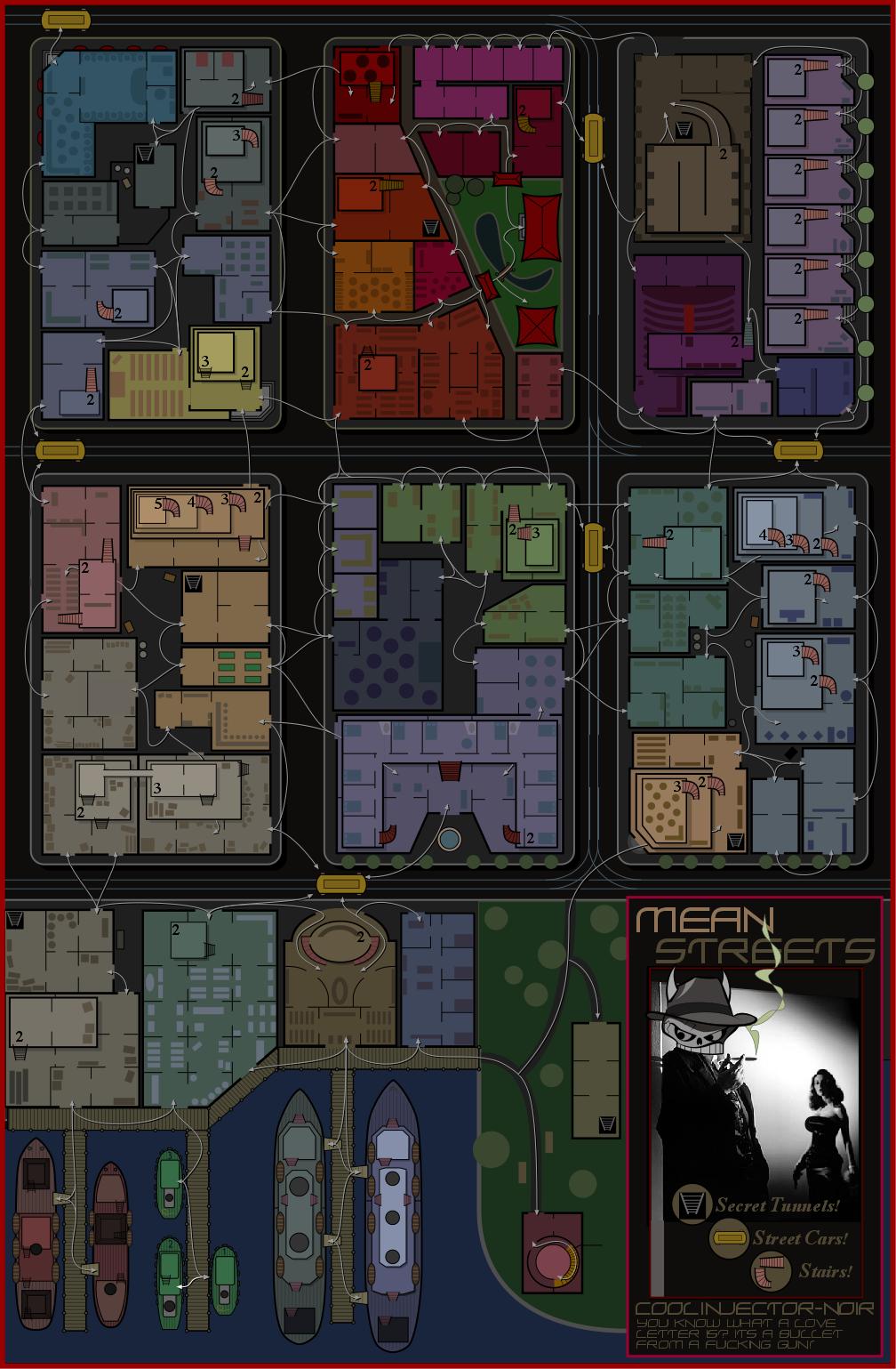 the map
